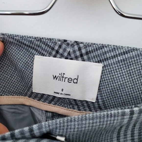 Wilfred  tie-front plaid crepe pant - Picture 9 of 14